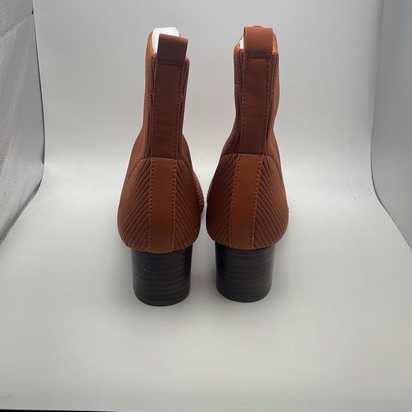 CUSHIONAIRE Women's Stretch Bootie SIZE 8 Brown - Picture 4 of 6